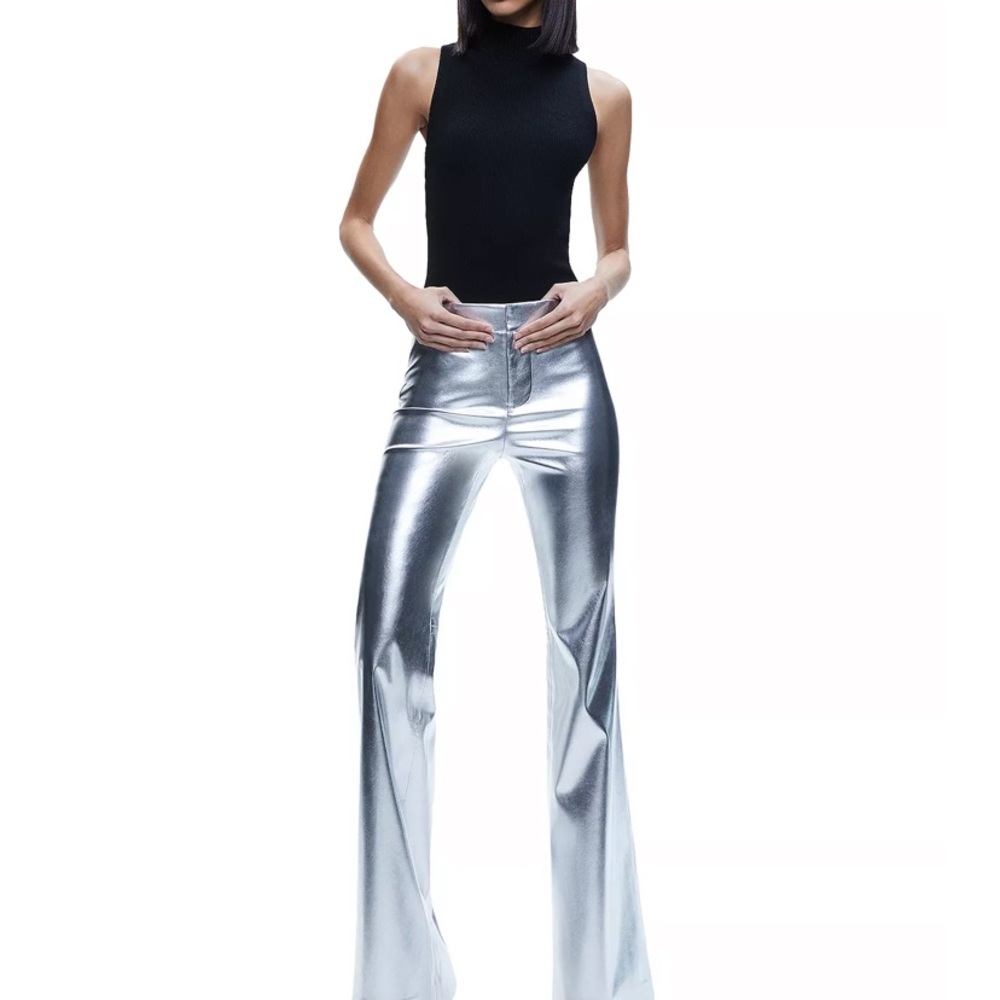 Brand:Alice and Olivia/ Size 12/ Color Silver